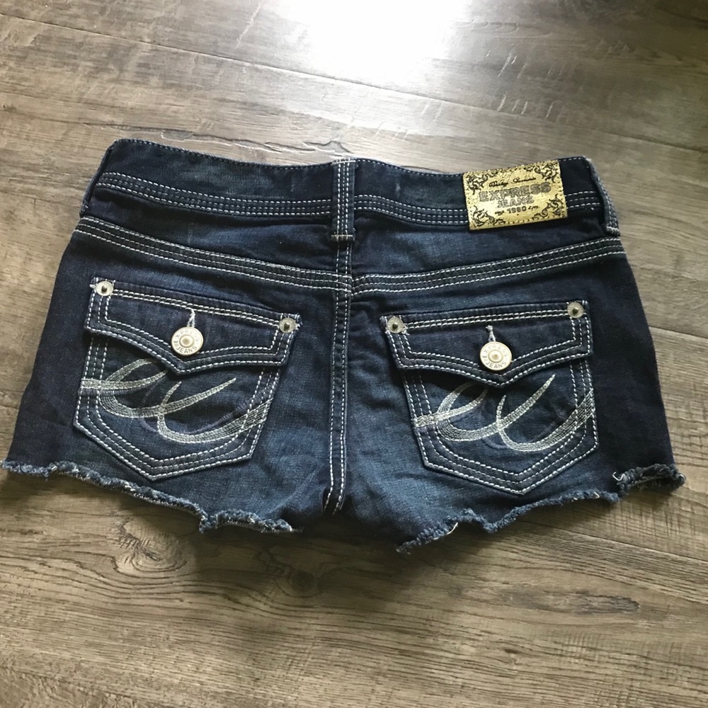 Express jean shorts